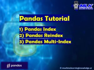 Pandas Tutorial - Index , Reindex and Multi-index