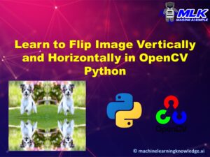 Learn to Flip Image in OpenCV Python Horizontally and Vertically using cv2.flip()