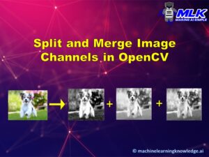 Split and Merge Image Color Space Channels in OpenCV and NumPy