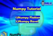 Tutorial - numpy.flatten() and numpy.ravel() in Python