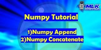 numpy.append() and numpy.concatenate() in Python