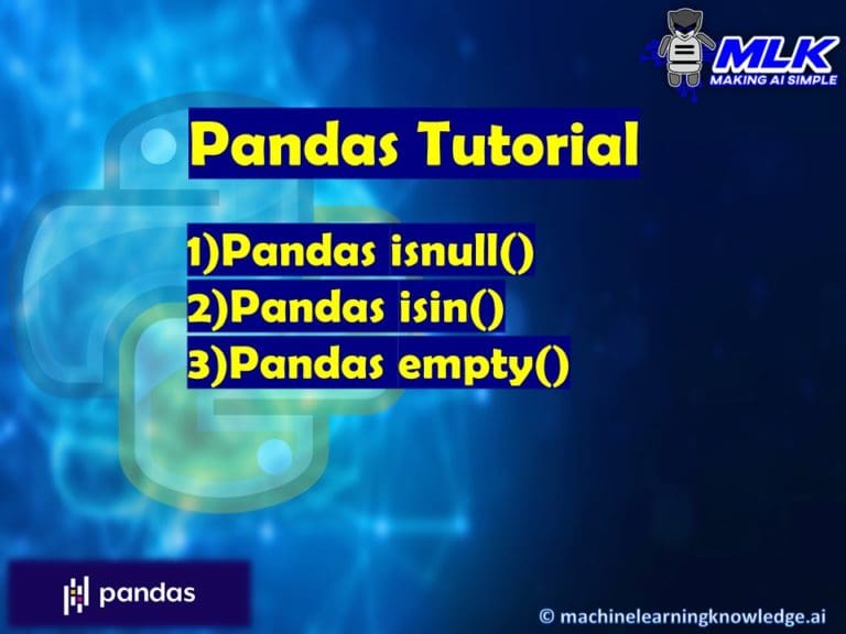 Pandas Tutorial Isnull Isin Empty MLK Machine Learning