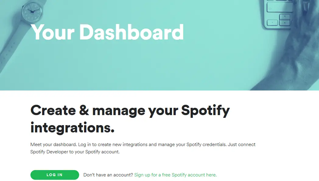 Spotipy Developer Account Creation