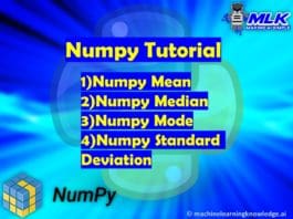 Numpy Mean, Numpy Median, Numpy Mode, Numpy Standard Deviation in Python