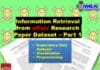 Information Retrieval from Arxiv Research Paper Dataset