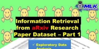 Information Retrieval from Arxiv Research Paper Dataset