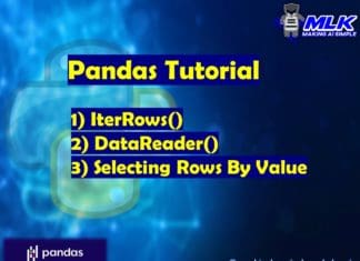 Selecting Rows by Value, Iterrows and DataReader
