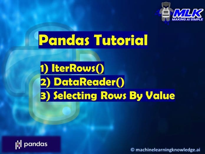 Selecting Rows by Value, Iterrows and DataReader