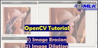 OpenCV Tutorial - Image Erosion and Dilation