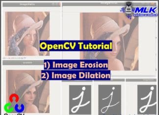 OpenCV Tutorial - Image Erosion and Dilation
