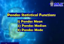 Pandas Statistical Functions Part-1 - mean(), median(), and mode()