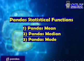 Pandas Statistical Functions Part-1 - mean(), median(), and mode()