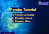 Pandas Tutorial - groupby(), where() and filter()