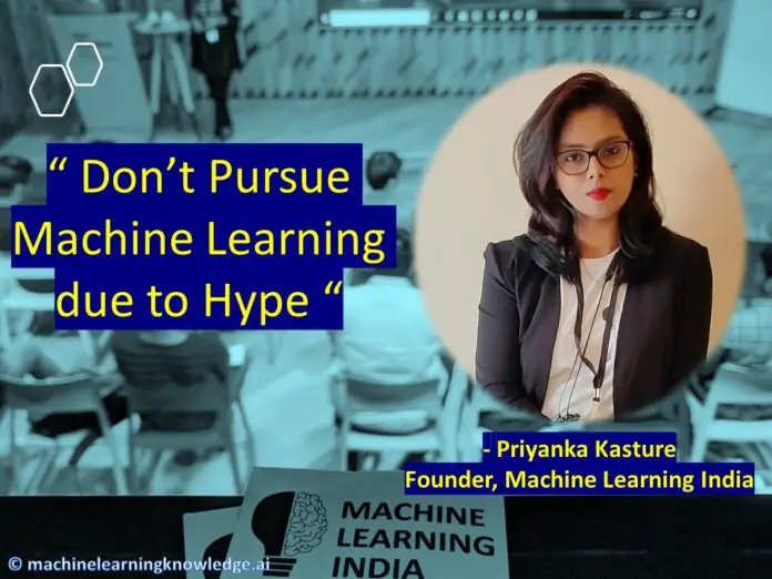 Machine Learning India - Priyanka Kasture