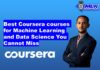 Best Coursera courses for Data Science and Machine Learning