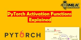 PyTorch Activation Functions - ReLU, Leaky ReLU, Sigmoid, Tanh and Softmax
