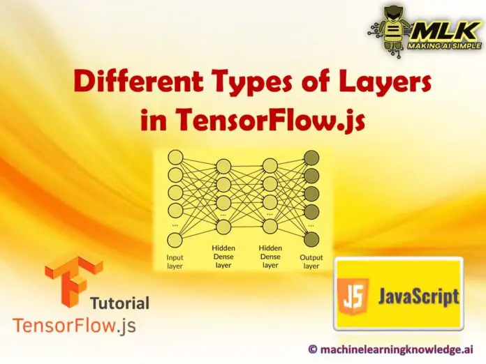 Different Types of Layers in Tensorflow.js