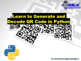 Generate and Decode QR Code in Python with Qrcode and Pyzbar Library