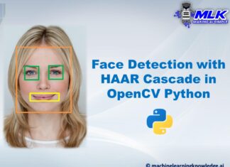 Face Detection with HAAR Cascade in OpenCV Python