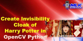 Make Your Own Harry Potter Invisibility Cloak using OpenCV Python