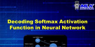 Decoding Softmax Activation Function for Neural Network with Examples