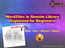 Word2Vec in Gensim Explained for Creating Word Embedding Models