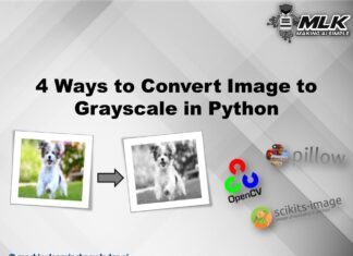 4 Ways to Convert Image to Grayscale in Python using Skimage, Pillow and OpenCV