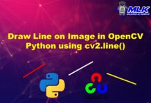 Quick Guide for Drawing Lines in OpenCV Python using cv2.line() with Examples