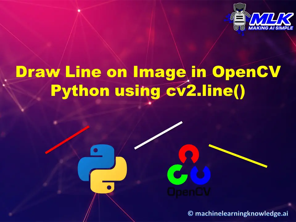 Quick Guide For Drawing Lines In OpenCV Python Using Cv2 line With 