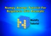 Quick Tutorial for Python Numpy Arange Functions with Examples
