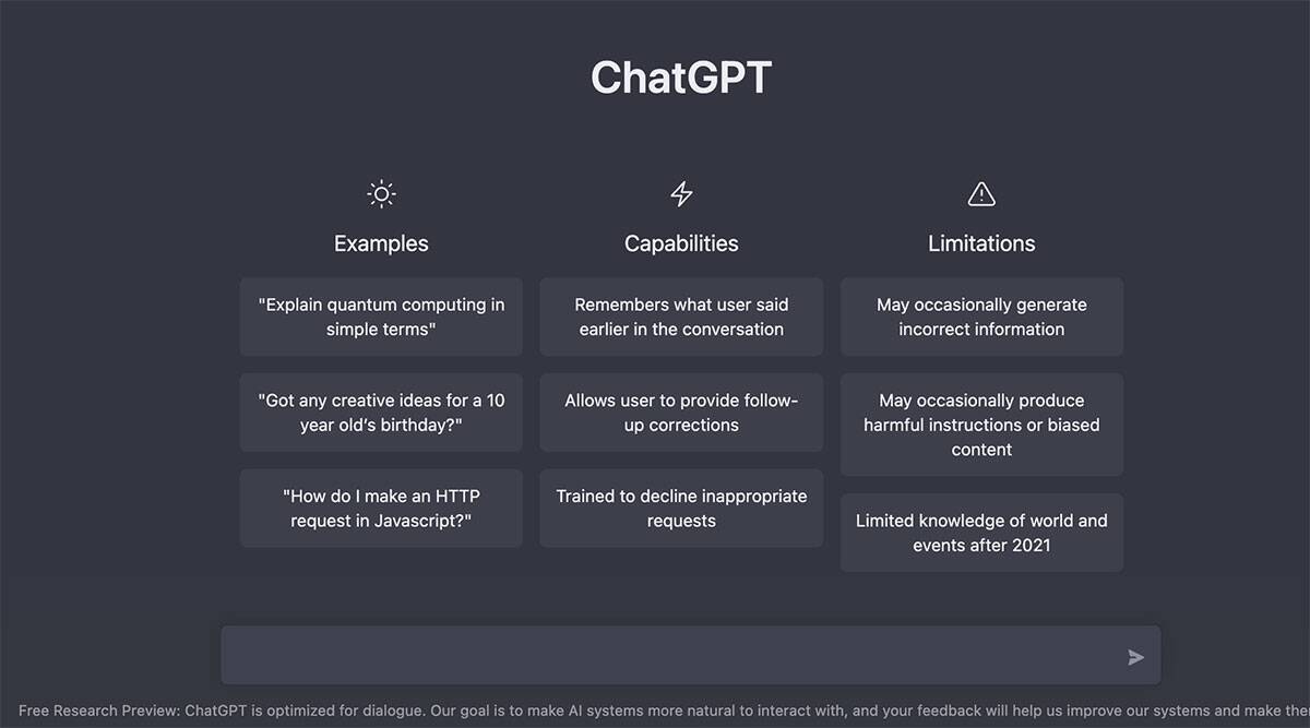 ChatGPT vs OpenAI Playground